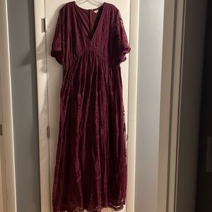 Pinkblush 1x maxi dress